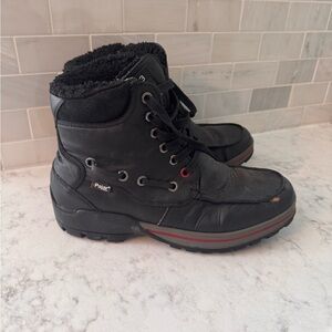 Pajar Men's Black and Red Snow Boots